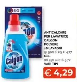 Mercatò Extra Anticalcare per lavatrice Calgon offerta