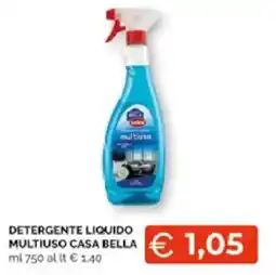 Mercatò Extra Detergente liquido multiuso Casa Bella offerta
