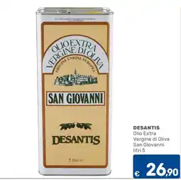C+C Cash and Carry Olio Extra Vergine di Oliva San Giovanni DESANTIS offerta