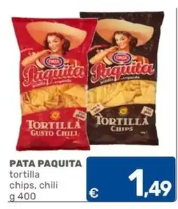 C+C Cash and Carry Pata Paquita tortilla chips, chili offerta
