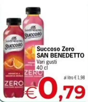 Despar Succoso Zero SAN BENEDETTO offerta