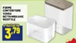 Risparmio Casa FORME CONTENITORE TENGO RETTANGOLARE GIOSTYLE offerta