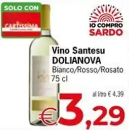 Despar Vino Santesu DOLIANOVA offerta