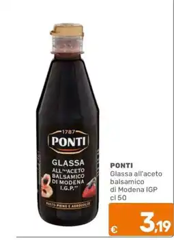 C+C Cash and Carry PONTI Glassa all'aceto balsamico di Modena I.G.P. offerta