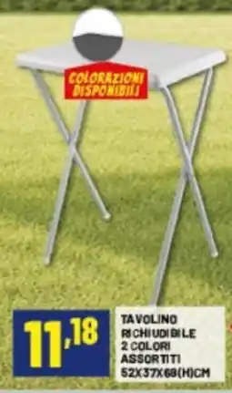 Risparmio Casa TAVOLINO RICHIUDIBILE offerta