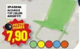 Risparmio Casa SPIAGGINA ACCIAIO E TXT COLORI offerta