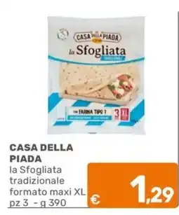 C+C Cash and Carry CASA DELLA PIADA la Sfogliata tradizionale offerta