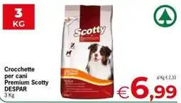 Despar Crocchette per cani Premium Scotty offerta