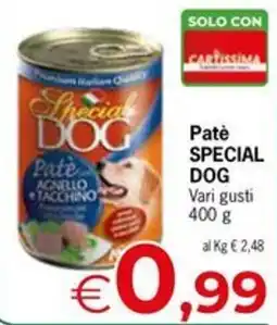 Despar Patè SPECIAL DOG offerta