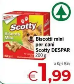 Despar Biscotti mini per cani Scotty offerta
