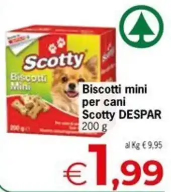 Despar Biscotti mini per cani Scotty offerta