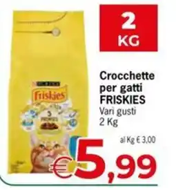 Despar Crocchette per gatti FRISKIES offerta