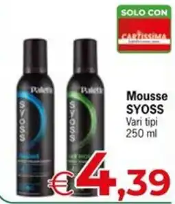 Despar Mousse SYOSS offerta
