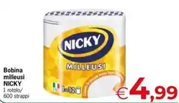 Despar Bobina milleusi NICKY offerta
