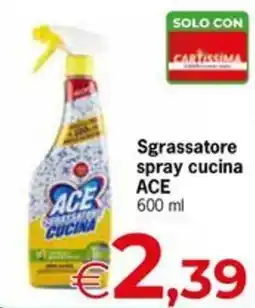 Despar Sgrassatore spray cucina ACE offerta