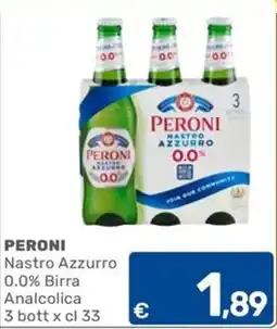 C+C Cash and Carry PERONI Nastro Azzurro offerta