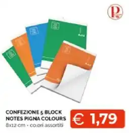 Mercatò Extra BLOCK NOTES PIGNA COLOURS offerta