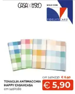 Mercatò Extra Tovaglia antimacchia happy casaxcasa offerta