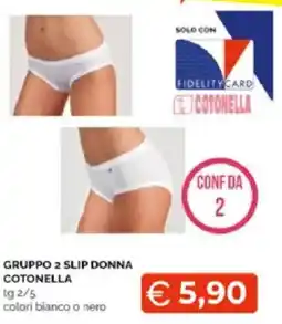 Mercatò Extra GRUPPO 2 SLIP DONNA COTONELLA offerta
