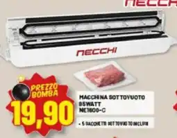 Risparmio Casa MACCHINA SOTTOVUOTO NECCHI offerta