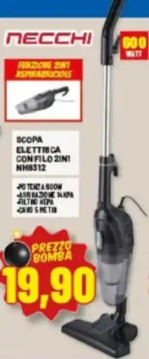 Risparmio Casa NECCHI SCOPA ELETTRICA CON FILO 2IN1 NH8312 offerta