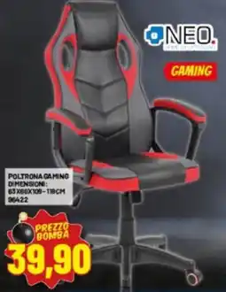 Risparmio Casa NEO. POLTRONA GAMING offerta