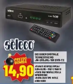 Risparmio Casa sèleco DECODER DIGITALE TERRESTRE HD offerta