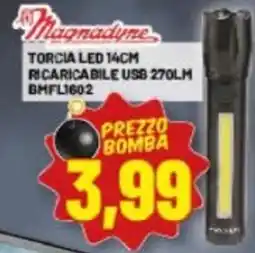 Risparmio Casa Magnadyne Torcia LED 14CM offerta