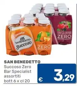 C+C Cash and Carry San Benedetto Succoso Zero Bar Specialist offerta