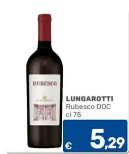 C+C Cash and Carry LUNGAROTTI Rubesco DOC offerta