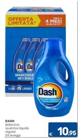 C+C Cash and Carry Dash detergente lavatrice liquido regular offerta