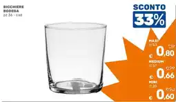 C+C Cash and Carry BICCHIERE BODEGA offerta