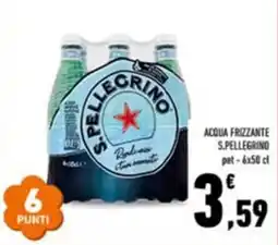 Conad Superstore Acqua frizzante S.Pellegrino offerta