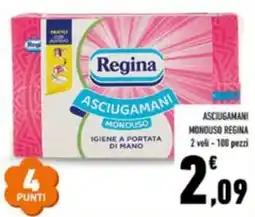Conad Superstore Asciugamani monouso Regina offerta
