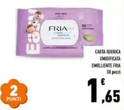 Conad Superstore Carta igienica umidificata emolliente FRIA offerta