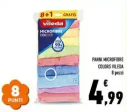 Conad Superstore PANNI MICROFIBRE COLORS VILEDA offerta