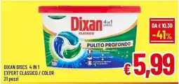 A&O Dixan Discs 4 in 1 Expert Classico / Color offerta