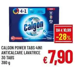 A&O Calgon Power Tabs 4in1 Anticalcare Lavatrice offerta