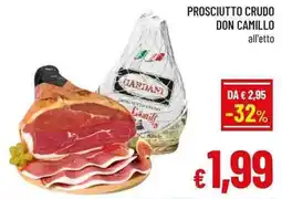 A&O Prosciutto Crudo Don Camillo offerta