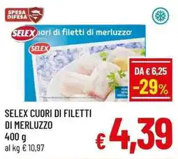 A&O SELEX CUORI DI FILETTI DI MERLUZZO offerta