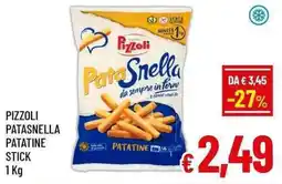 A&O Pizzoli Patasnella Patatine Stick offerta