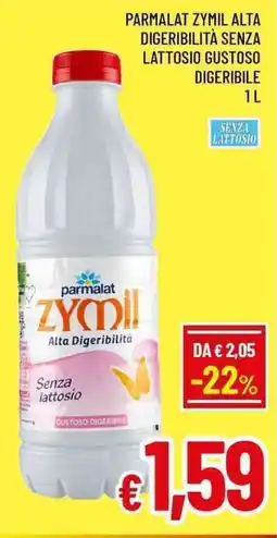 A&O Parmalat Zymil Alta Digeribilità Senza Lattosio offerta