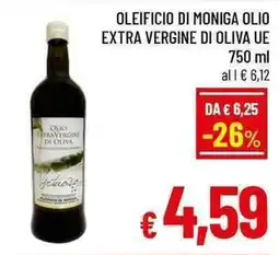 A&O OLEIFICIO DI MONIGA OLIO EXTRA VERGINE DI OLIVA offerta