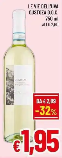 A&O LE VIE DELL'UVA CUSTOZA D.O.C. offerta