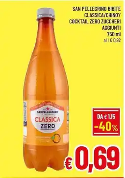 A&O San Pellegrino Classica Zero offerta