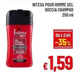 A&O Intesa Pour Homme Gel Doccia Shampoo offerta