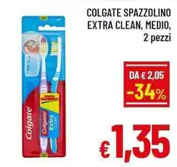 A&O Colgate Spazzolino Extra Clean offerta