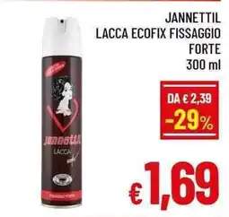 A&O JANNETTIL LACCA ECOFIX FISSAGGIO FORTE offerta
