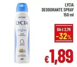 A&O LYCIA DEODORANTE SPRAY offerta