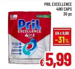 A&O Pril Excellence 4in1 Caps offerta